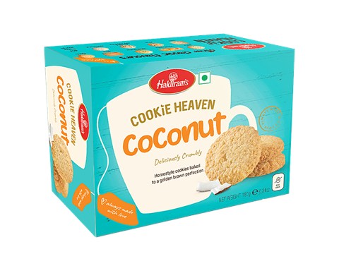 Haldiram's Cookie Heaven Coconut Cookies, 180 g