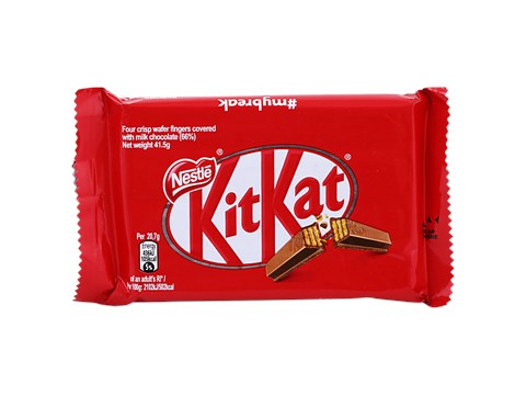Nestle Imported Kit Kat - 4 Crisp Finger Covered Wafer, Milk Chocolate, 41.5 g