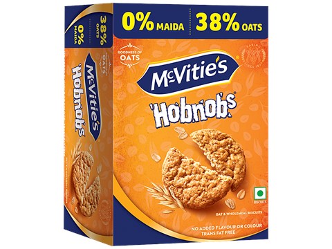 McVitie's Hobnobs Oats & Wholemeal Biscuits, 30.77 g