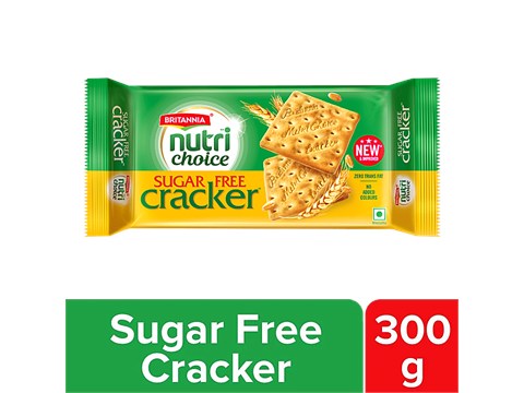 Britannia NutriChoice Sugar Free Cracker - Zero Trans Fat, 300 g