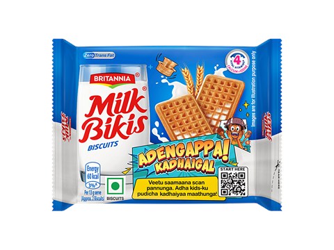 Britannia Milk Bikis Biscuits, 66.8 g