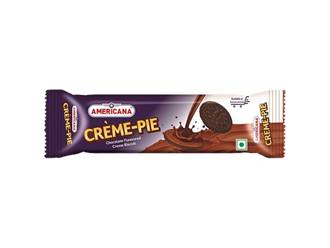 Americana Creme-pie Chocolate Biscuits - Delightful Taste, Perfect Snack, 120 g