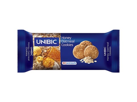 Unibic Cookies - Honey Oatmeal, 67.5 g