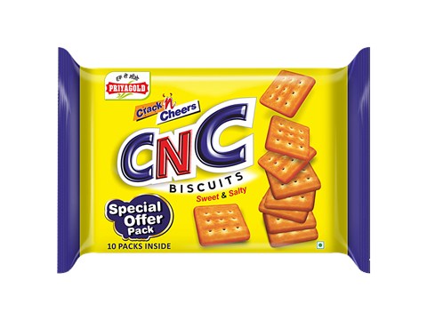 Priyagold Crack n Cheers - Sweet & Salty Biscuits, 350 g