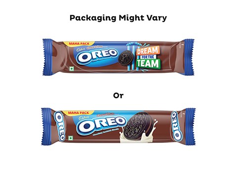 Cadbury Oreo Chocolate Flavour Creme Sandwich Biscuit, 125.25 g