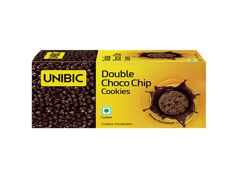 Unibic Double Choco Chip Cookies, 75 g