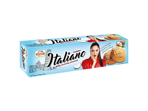 Priyagold Cookies - Italiano Crunchy Coconut, 100 g