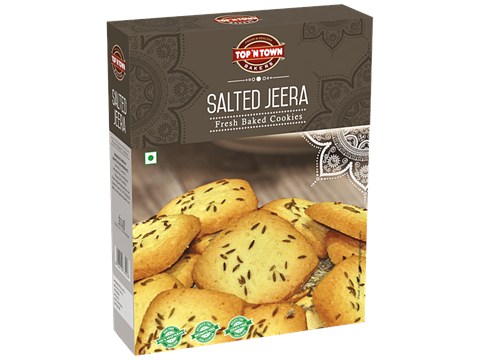 Top 'N Town Bakers Salted Jeera Fresh Baked Cookies, 300 g