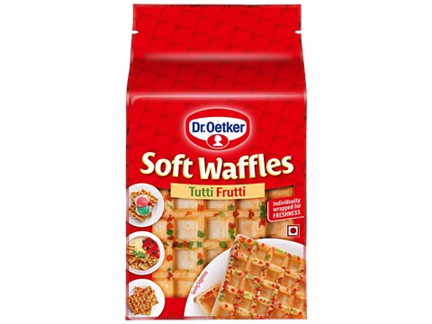 Dr.Oetker Soft Waffles - Tutti Frutti, Ready To Use, 250 g