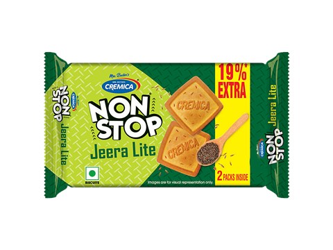 Cremica Non Stop Jeera Lite Biscuits, 140 g