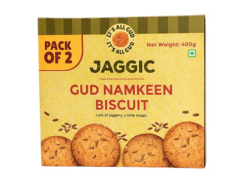 Jaggic Gud Namkeen Biscuit, 400 g