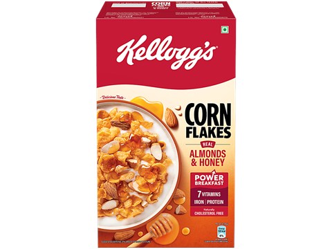 Kellogg's Corn Flakes - With Real Almond & Honey, 650 g