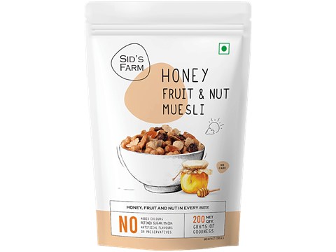 Sids Farm Fruit & Nut Muesli, 200 g