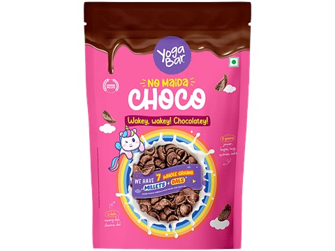Yoga Bar Yo Chos Choco Cereal - No Maida, Rich In Protein, Gluten Free, Healthy Breakfast, 345 g