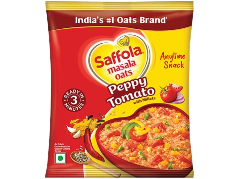 Saffola Masala Oats - Peppy Tomato, 38 g