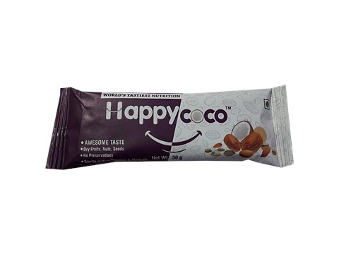 Fitsport Nutrition Happy Coco Nutrition Bar - Vitamin & Mineral Rich, No Preservatives, 30 g