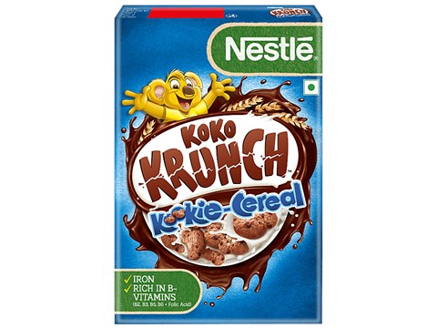 Koko Krunch Kookie Cereal - Whole Grain, Rich In Fibre, Iron & Vitamins, Healthy Breakfast, 330 g