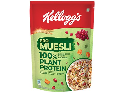 Kellogg's Pro Muesli With Plant Protein, 500 g