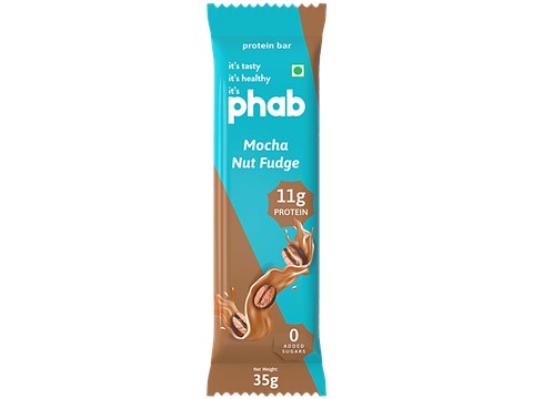 Phab Bar Mocha Fudge 11 g Protein, 35 g