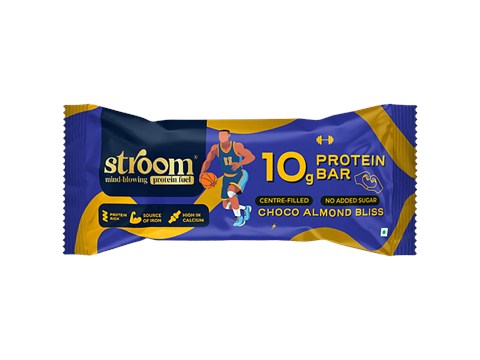 Stroom Choco Almond Bliss 10 G Protein Bar, 45 g
