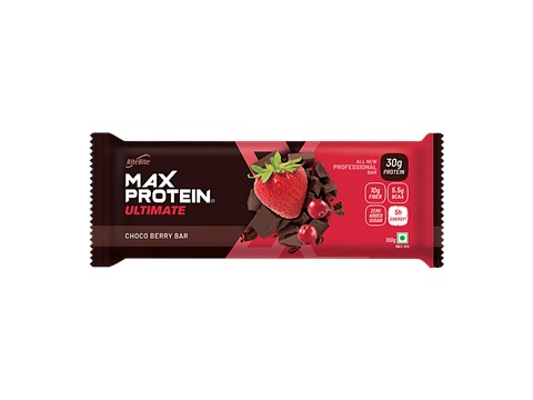 RiteBite Max Protein Choco Berry 30g Protein Bar, 100 g
