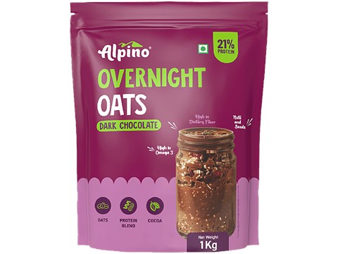 Alpino Super Overnight Oats - Dark Chocolate, 1 kg