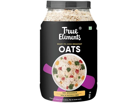 True Elements Whole Grain Oats, 900 g