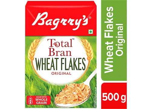Bagrry's Wheat Flakes - Original, Total Bran, 500 g
