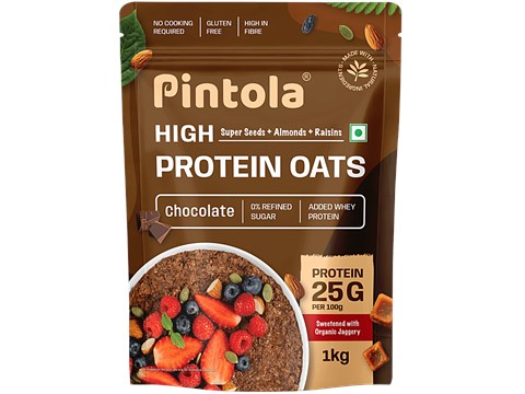 Pintola Chocolate High Protein Oats, 1 kg