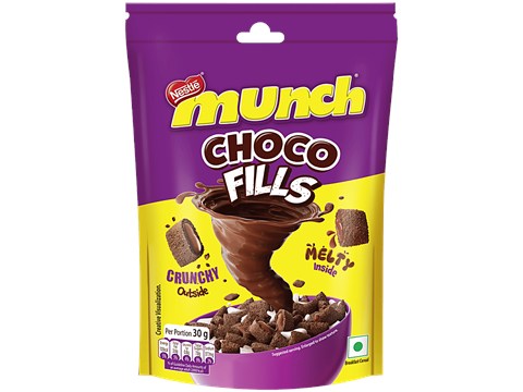Nestle Munch Choco Fills Breakfast Cereal, 100 g