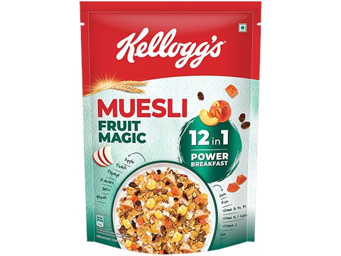 Kellogg's Muesli Fruit Magic 12 In 1 Power Breakfast, 500 g