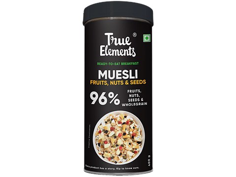 True Elements Fruits, Nuts & Seeds Muesli, 400 g