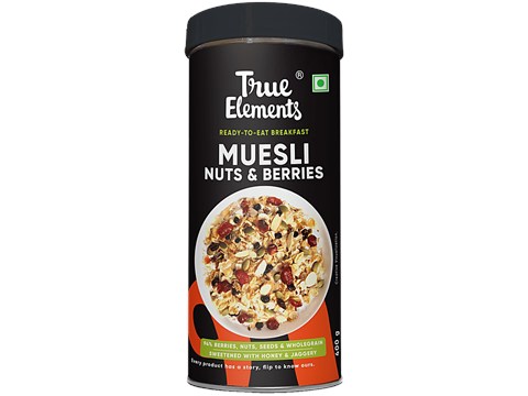 True Elements Nuts & Berries Muesli, 400 g