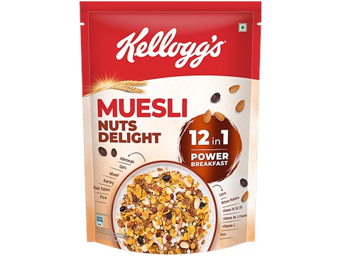 Kellogg's Muesli Nuts & Seeds Crunch, 500 g