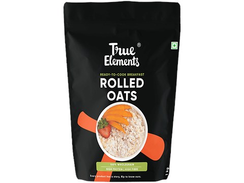 True Elements Rolled Oats, 1 kg