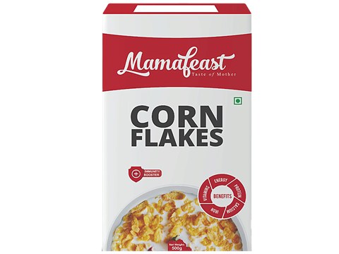 Mamafeast Corn Flakes - Immunity Booster, Rich In Protein, 500 g