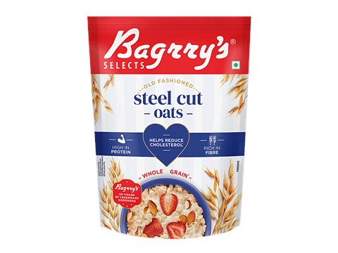 Bagrry's Steel Cut Oats - Old Fashioned, High Fibre, Protein, 1.5 kg