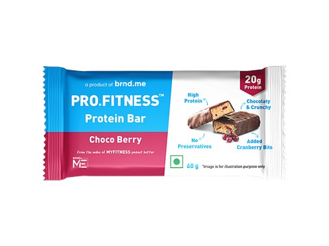 Pro.Fitness Choco Berry Protein Bar, 60 g