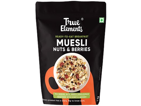 True Elements Nuts & Berries Muesli, 1 kg