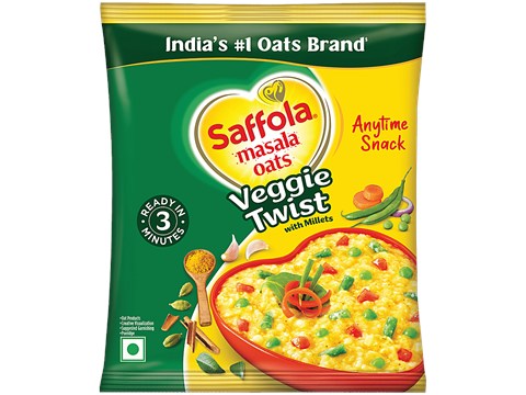 Saffola Masala Oats - Veggie Twist, 38 g