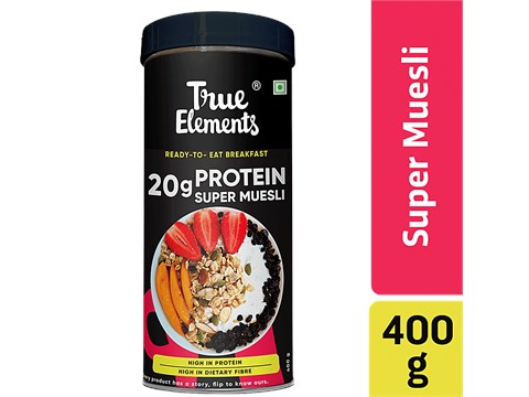 True Elements Super Muesli - With 20g Protein, 400 g