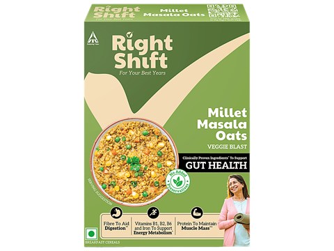 Right Shift Millet Masala Oats Veggie Blast, 240 g