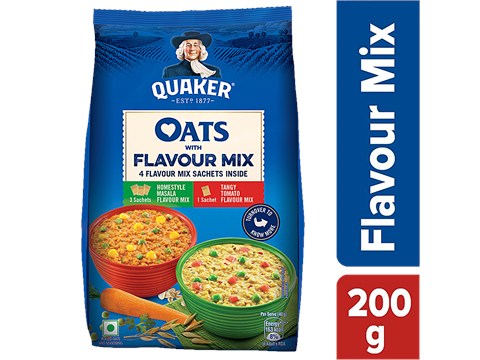 Quaker Oats Breakfast Cereals - With Flavour Mix, Nutritious, Rich Source Of Energy, 200 g