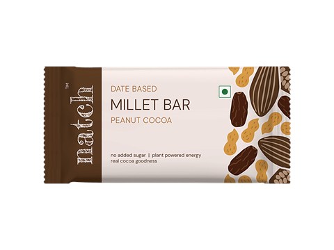 Natch Date Based Peanut Cocoa Millet Bar, 40 g