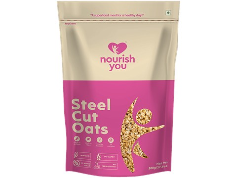 Nourish you Steel Cut Oats, 500 g