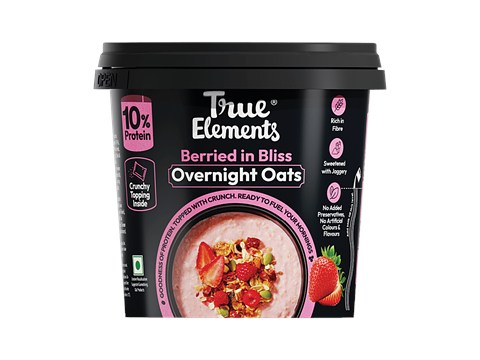 True Elements Berried in Bliss Overnight Oats, 62 g