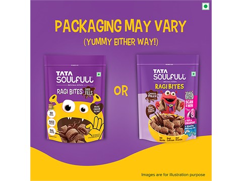 Tata Soulfull Ragi Bites Choco Fills, 500 g
