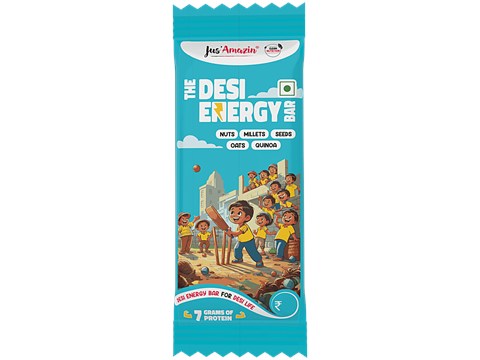 Jus Amazin The Desi Energy Bar, 40 g