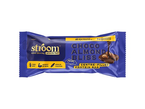 Stroom Choco Almond Bliss Protein Bar, 63 g