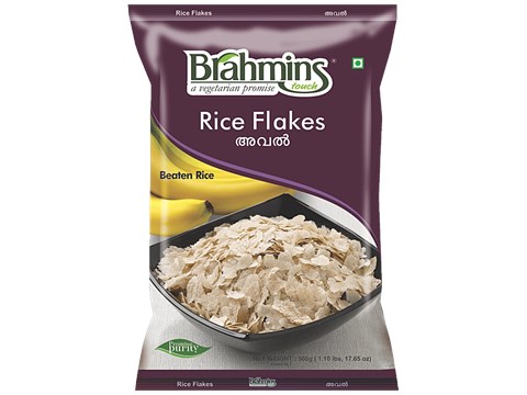 Brahmins Beaten Rice - Red Aval, 500 g
